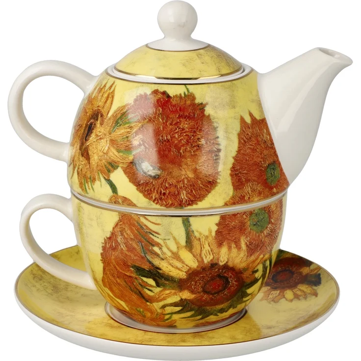 Goebel / Vincent van Gogh - Sonnenblumen,Tea for One,Sonnenblumen,15,5cm x 15,5cm x 15,5cm / New Bone China / 15,5cm x 15,5cm x 15,5cm – Bild 4