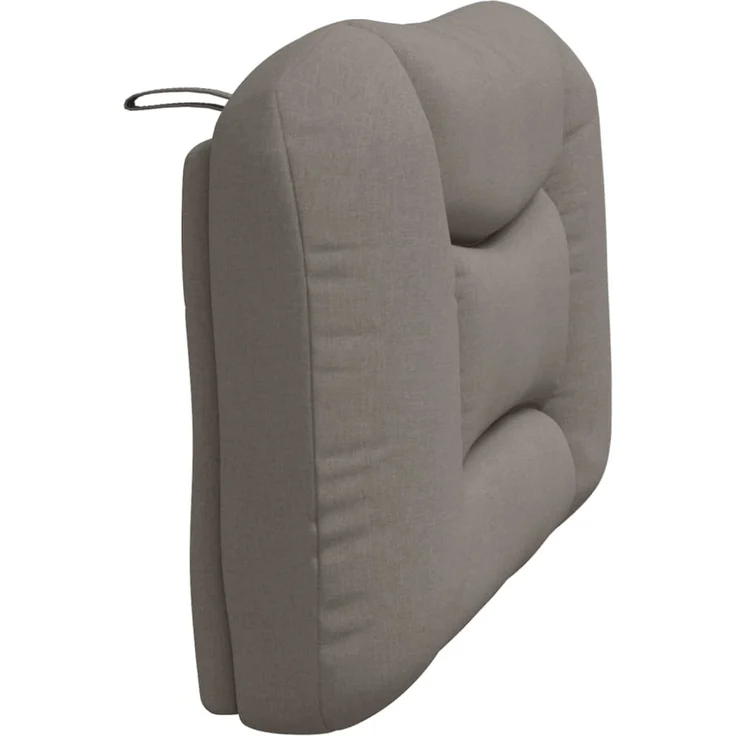 vidaXL Kopfteil-Kissen Taupe 100 cm Stoff – Bild 6