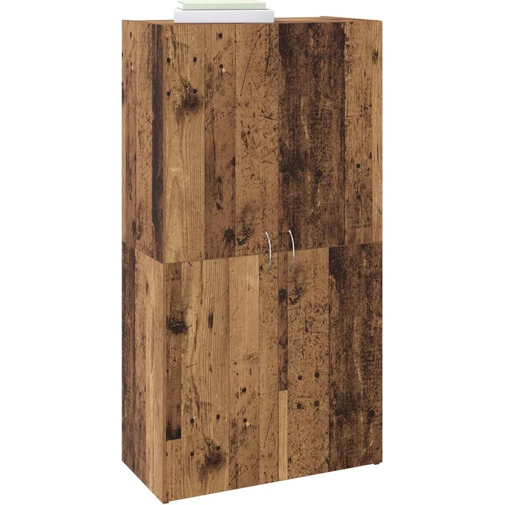 vidaXL Büroschrank Altholz 60 x 32 x 115 cm Holzwerkstoff 879636 – Bild 3