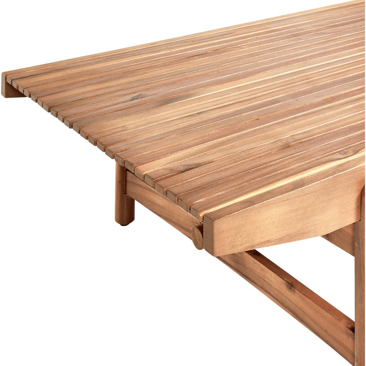 Outdoor Couchtisch GIAVENO 145 cm 79 cm Akazienholz Braun – Bild 5