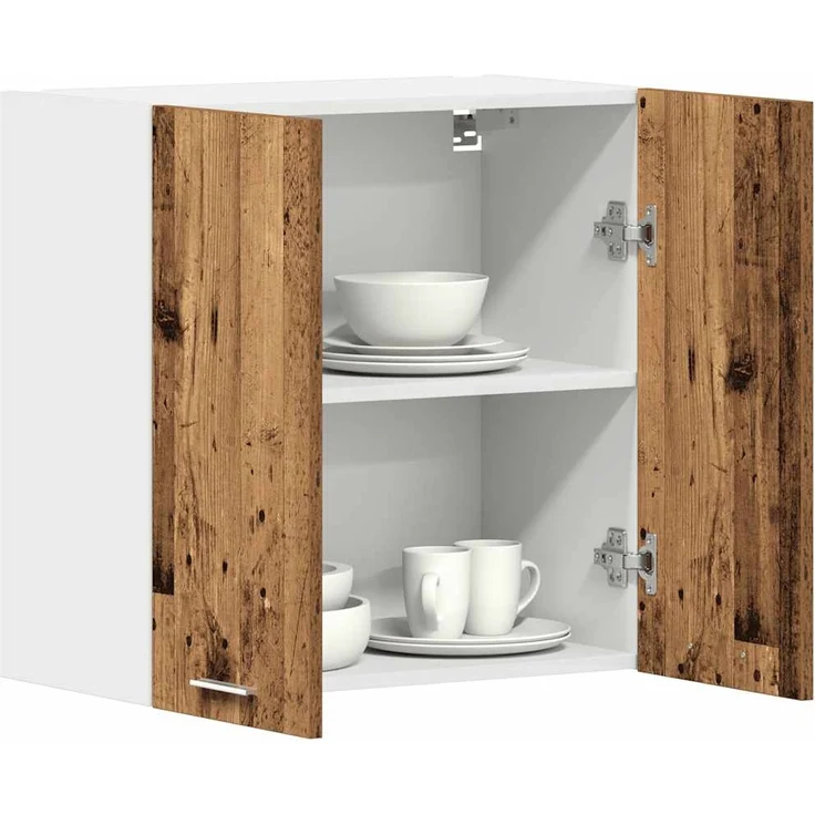 vidaXL 'Lyon' Küchenwandschrank, Holzwerkstoff Altholz-Optik, 60x31x60 cm – Bild 1