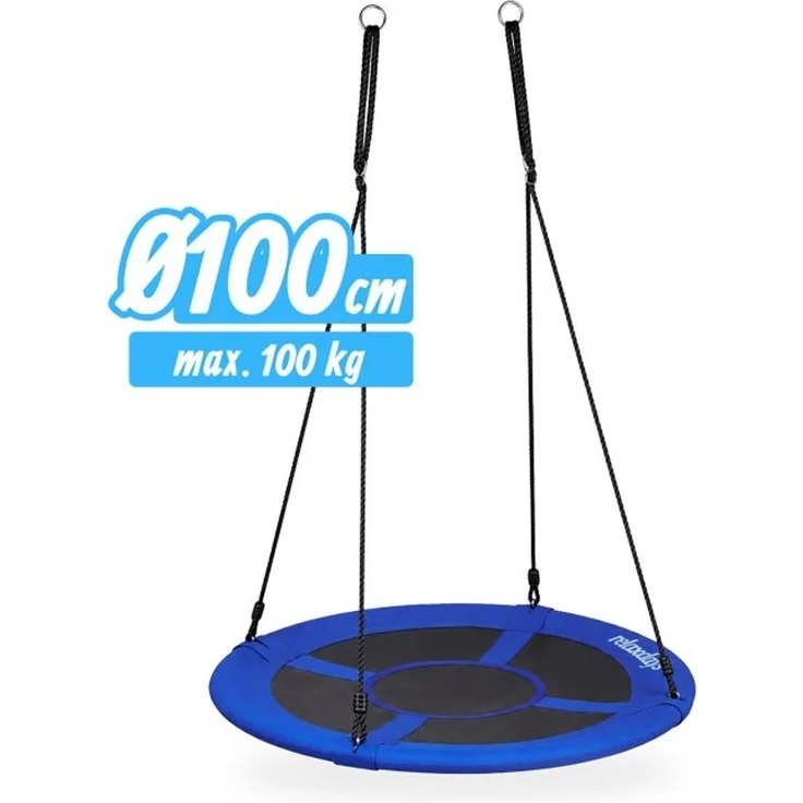 Relaxdays Nestschaukel rund mit geschlossenem Sitz – Bild 1