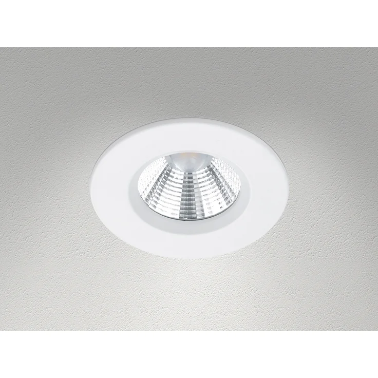 4er SET IP65 LED Deckeneinbaustrahler Weiß rund, dimmbar, Ø 8,5cm – Bild 8