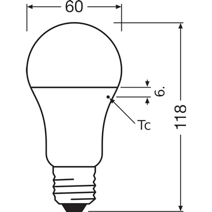 Osram LED-Lampe Base Classic A100 Kolbenform 13W 840, 4000K kaltweiß, E27, matt, 1521 lm, stoß- vibrationsfest – Bild 4