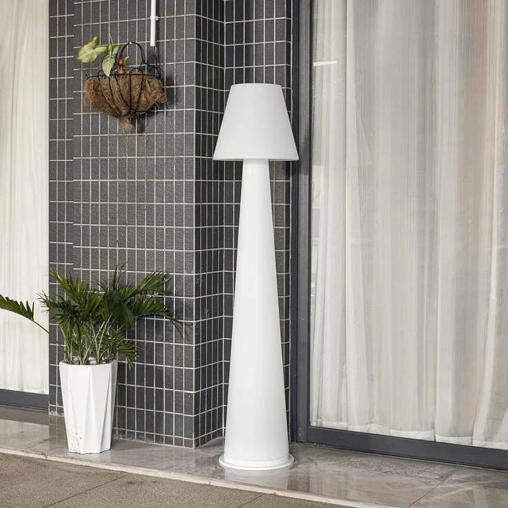 Lucande Außen-Stehlampe Gauri, Enthalten, 1 x 7 W LED, warmweiß – Bild 4