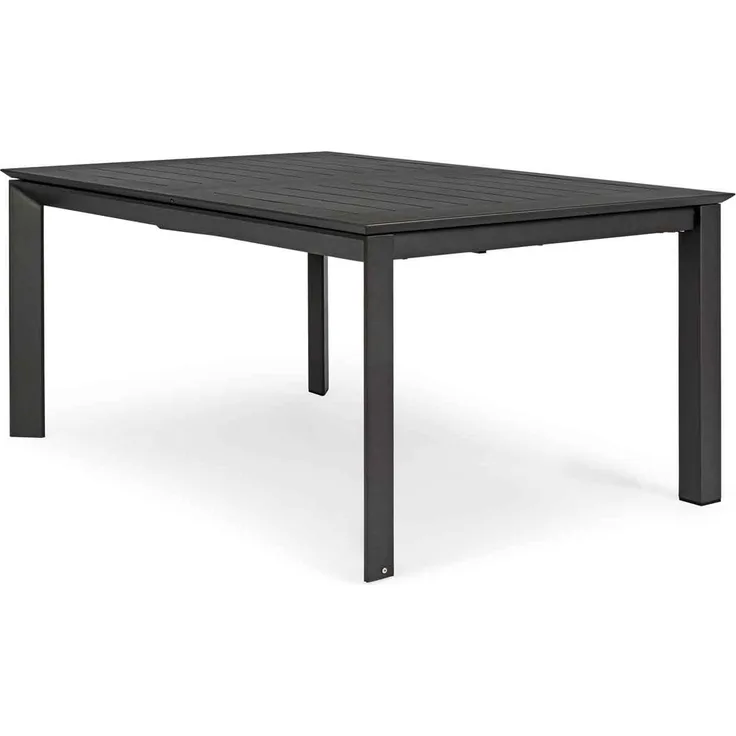 Gartentisch Ronoko Aluminium, modern und ausziehbar, anthrazit, für 6–8 Personen