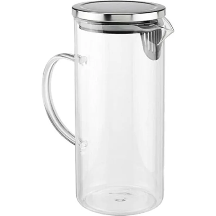 Haushalt International Wasserkrug Kühlschrank Krug, ca. 1,3L Mit Aluminiumdeckel, (1-tlg)