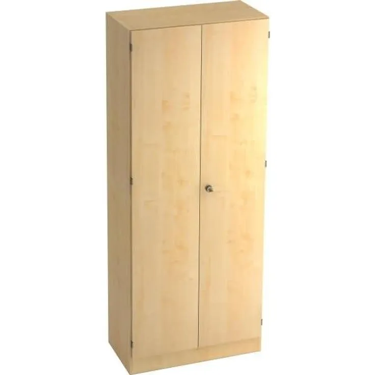 Schrank 5 Ordnerhöhen mit Sockel SG Ahorn / Ahorn