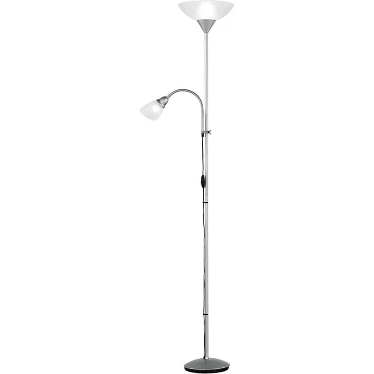 Elegante Stehleuchte mit verstellbarem Lesearm ERZWO