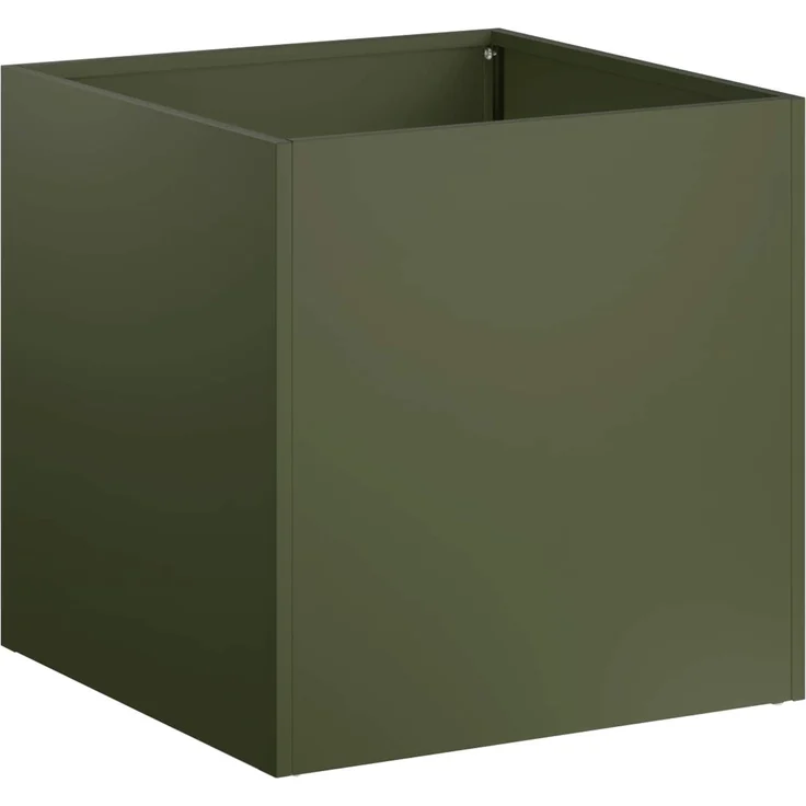 vidaXL Garten-Pflanzgefäß 2 Stk. Olivgrün 45 x 45 x 45 cm 8004973 – Bild 3