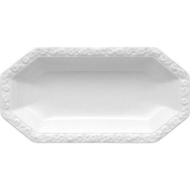 Rosenthal Servierplatte Maria Weiss Beilagenplatte 25,5 x 13 cm, Porzellan, (Beilagenplatten), Platten – Bild 2