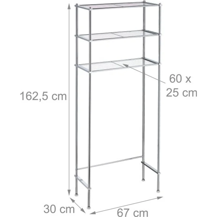 Waschmaschinenregal Metall – Bild 4