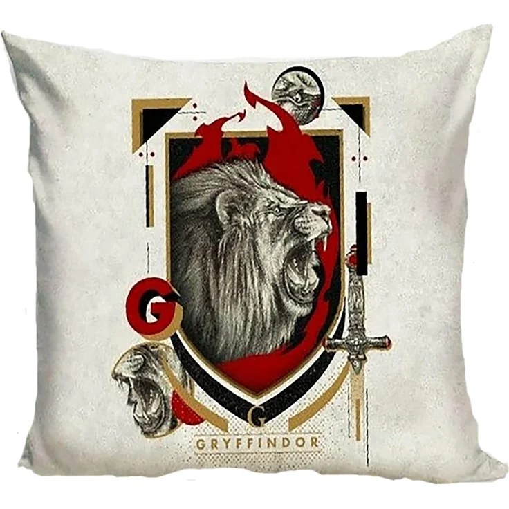 BERONAGE Kinderbettwäsche Harry Potter Houses Bettwäsche Linon / Renforcé 147 Bettbezug School, 100% Baumwolle, 2 teilig, 135x200 + 80x80 cm – Bild 2