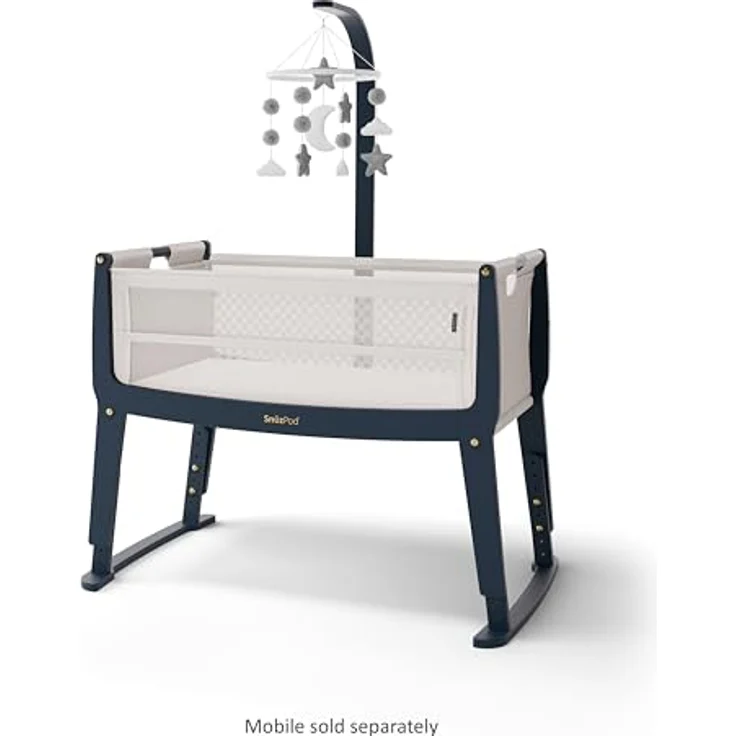SnuzPod Studio Co-sleeper - London Navy Blau dunke – Bild 12