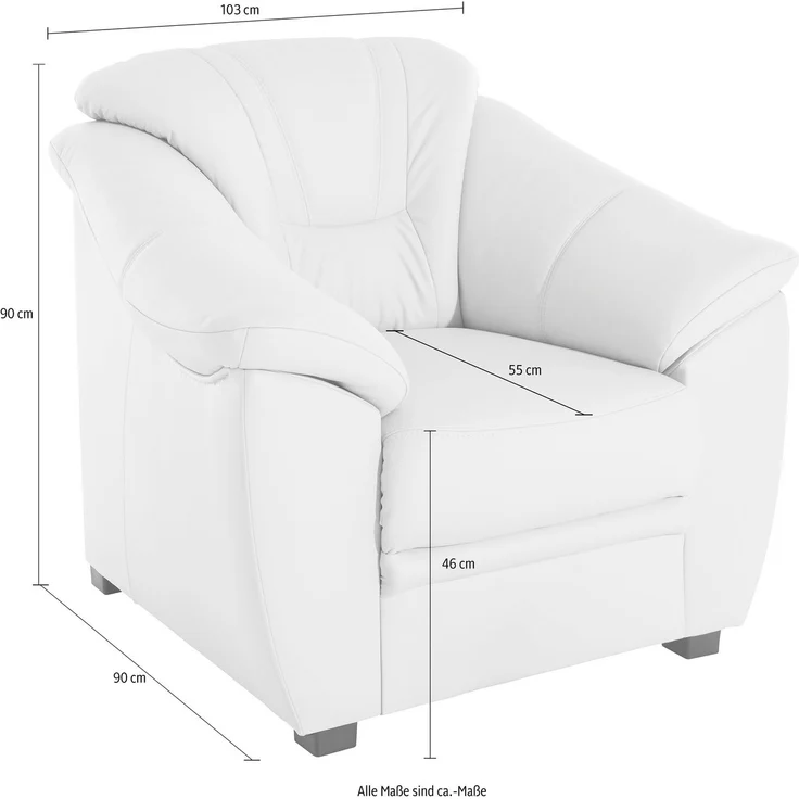 sit&more Sessel Savona, inklusive Federkern – Bild 3