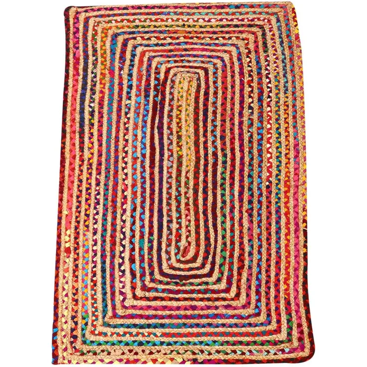Jute Teppich Esha bunt 80x120 cm