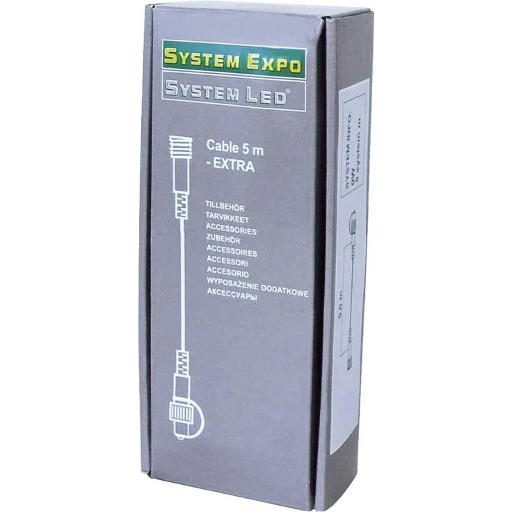 System Expo/System LED "Verlängerungskabel 5m", schwarz, IP44 – Bild 3