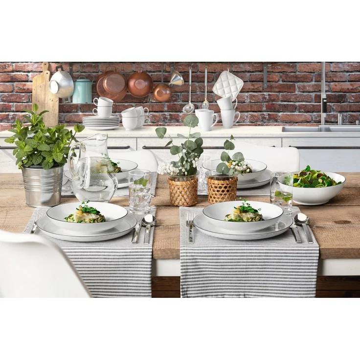 Seltmann Weiden Speiseteller Lido Black Line – Bild 5