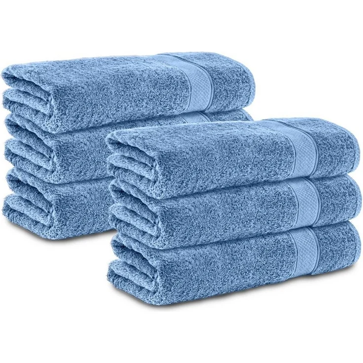Komfortec Handtuch Set 100% Baumwolle, 470 g/m², Frottee (6-St), Badetücher 50x100 cm Set, Weich – Bild 1