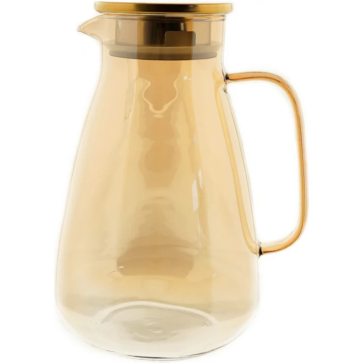 7-tlg. Karaffen-Set aus Glas - 1,95 L Karaffe & 6 Gläsern - 330 ml – Bild 2