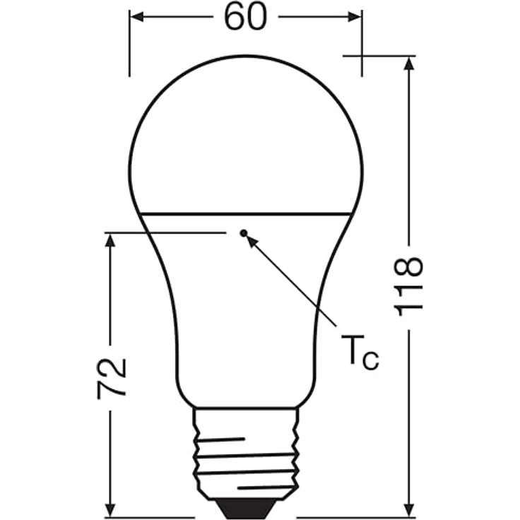 Osram Base Classic A100 LED Lampe E27, 1521 lm, Warmweiß (2700K), 14 W, EEK F – Bild 9