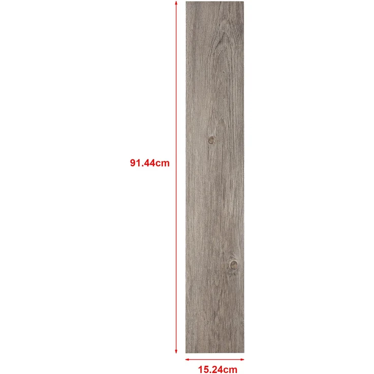neu.holz Vinylboden Vanola Laminat Selbstklebend rutschfest Antiallergen Bodenbelag PVC-Platten 5,85 m² Grey Alaska Oak – Bild 3