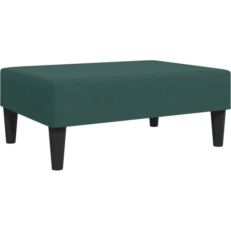 vidaXL Fußhocker Dunkelgrün 77x55x31 cm Samt 379559 – Bild 2