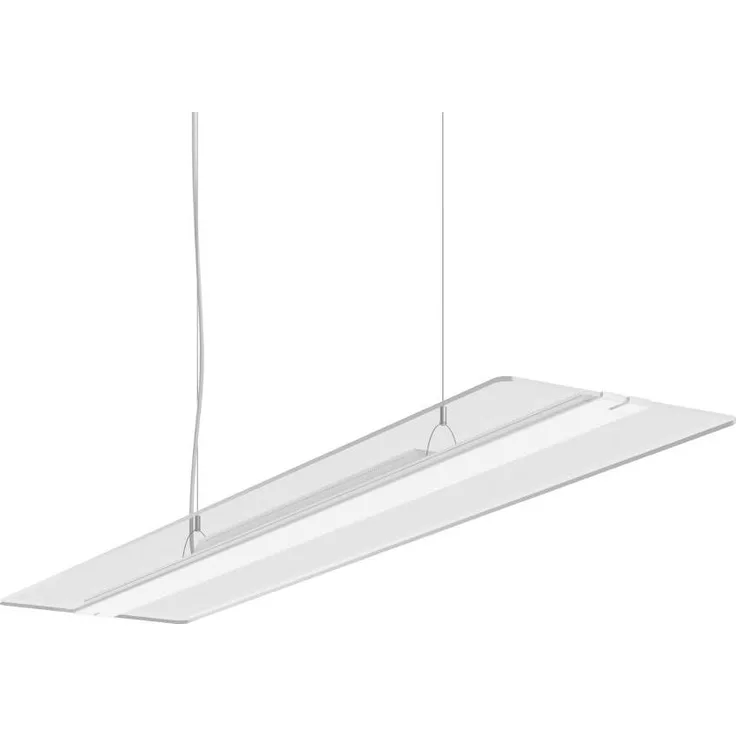 RZB Pendelleuchte 312264.002.1.76, LED mit 8100 lm, blendfreier Lichtsteuerung und höhenverstellbarem Stahlseil