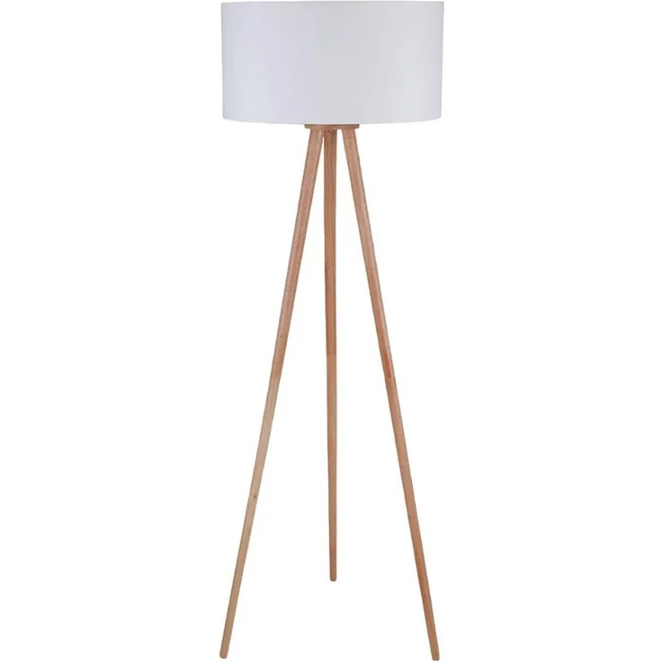 Lindby Stehlampe Charlia, Weiß IP20, 1x60 W – Bild 1