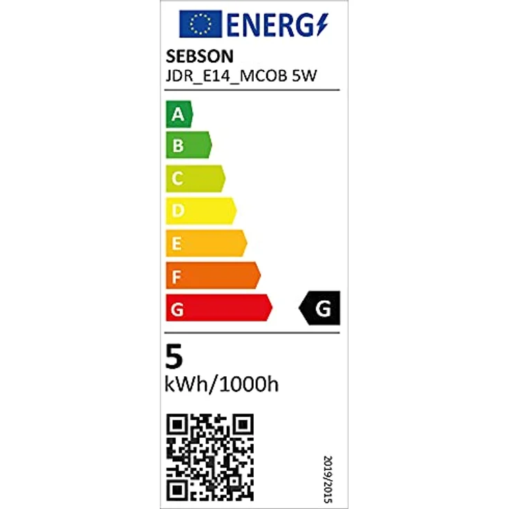 SEBSON E14 LED Lampe 5W COB, ersetzt 50W Halogen, 420 Lumen, warmweiß, LED Spot 46°, Leuchtmittel Strahler 230V, nicht dimmbar – Bild 8