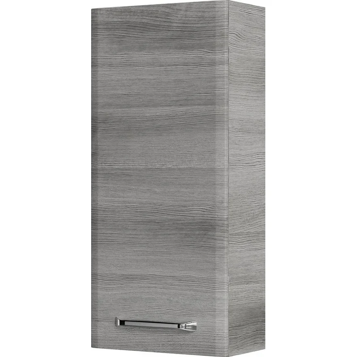 Saphir Hängeschrank Quickset Wand-Badschrank 30 cm breit mit 1 Tür und 2 Glas-Einlegeböden Badezimmer-Hängeschrank inkl. Türdämpfer, Griffe in Chrom Glanz – Bild 1