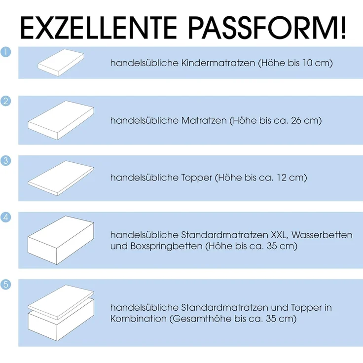 CelinaTex Jersey Topper Spannbettlaken Lucina 90x200-100x200 cm schwarz 100% Baumwolle gekämmt bis 12cm Matratzenhöhe Oeko-TEX – Bild 8