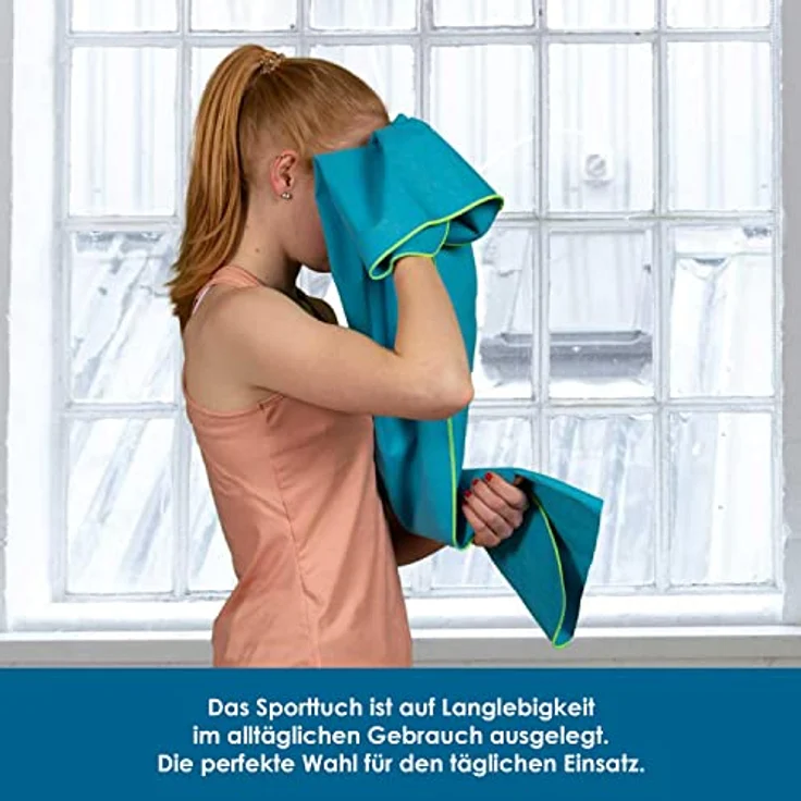 SETEX Sporthandtuch SETEX Sporttuch aus Evolon®, Evolon® (1-St), Komfort & Haltbarkeit: Hypoallergenes Evolon® - sanft zur Haut – Bild 3