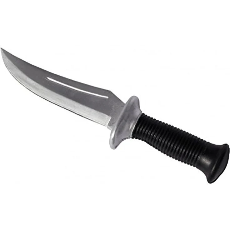 BAY-Sports Allzweckmesser Rambo Gummimesser flexibel für Krav Maga Selbstverteidigung Sport SV, leicht biegsames Gummi Messer Trainingsmesser Gummidolch Übungsmesser – Bild 1