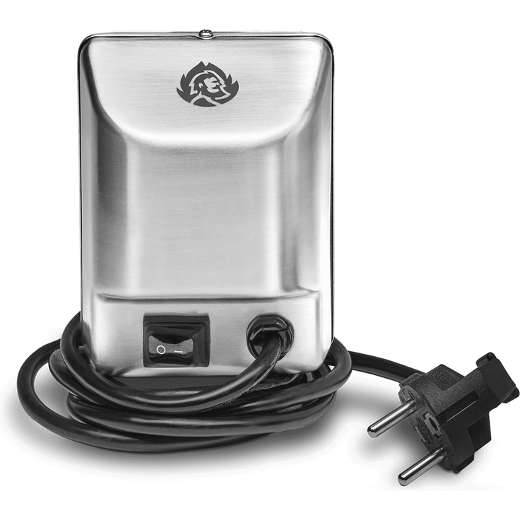 BURNHARD® Drehspieß Edelstahl für Gasgrill GRANT Serie mit Elektromotor, Gegengewicht & Fleischgabeln, spülmaschinenfest, gleichmäßige Bräunung bei 2 U/Min - Schwarz - #946370 – Bild 5