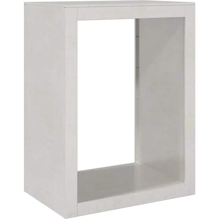 vidaXL Brennholzregal 60x40x80 cm Edelstahl 851000 – Bild 1