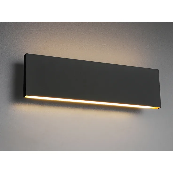 Trio Leuchten LED Wandleuchte Concha anthrazit
