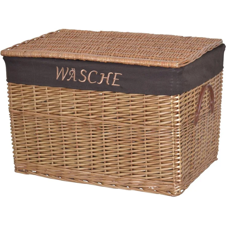 Wäschekorb aus Weide "Viktor" natur