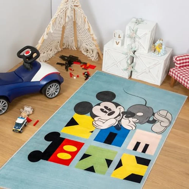 Disney Kinderteppich Disney Home - 80x120 cm - Spiderman, Cars, Frozen, Mickey, Minnie, Rechteckig, Höhe: 5 mm – Bild 8