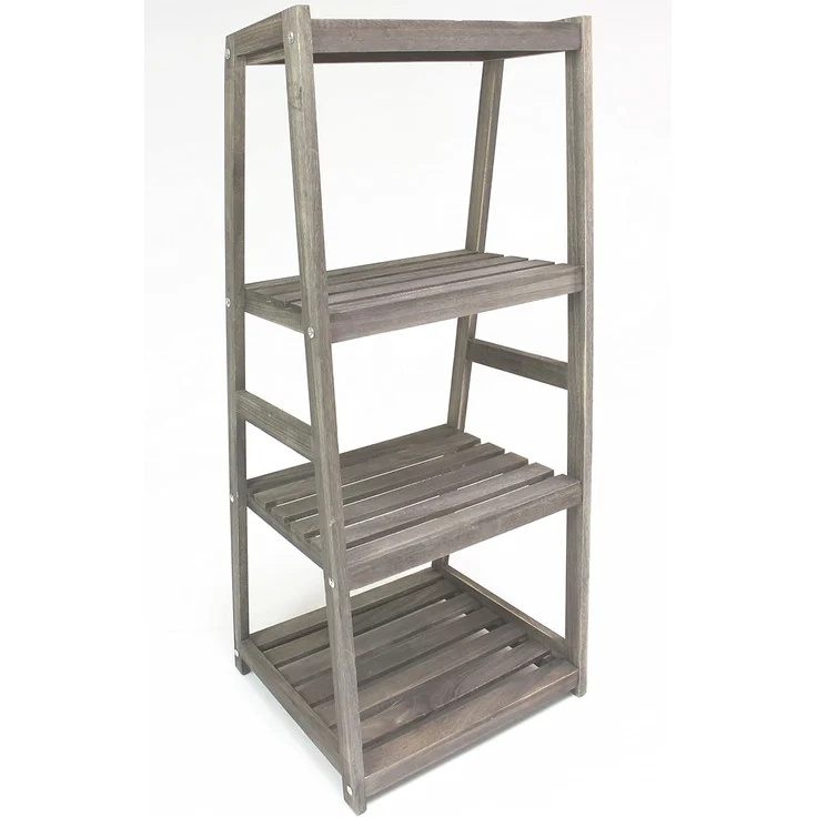 Holzregal "Leiter" Wandregal Ablageregal Regal Bücherregal Allzweckregal – Bild 3