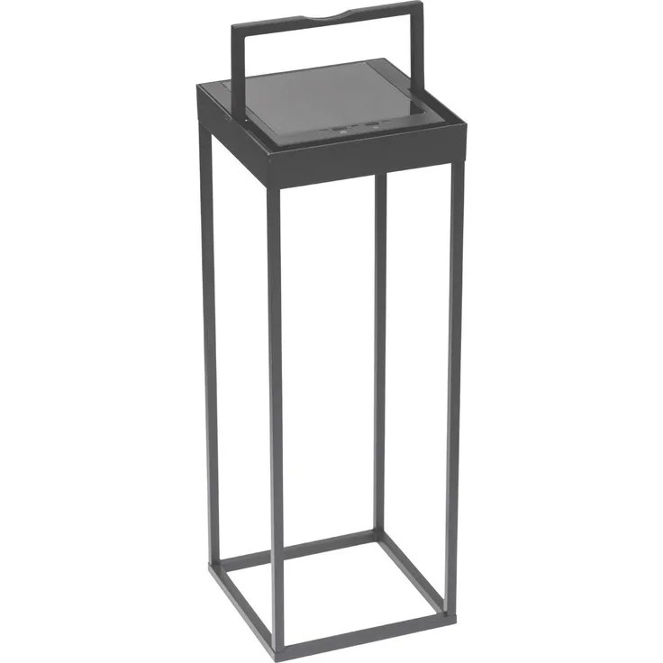 Kettler LED Laterne eckig offen XL 50 cm Dunkelgrau