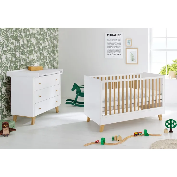 Pinolino 'Pan' 2-tlg. Babyzimmer-Set weiß