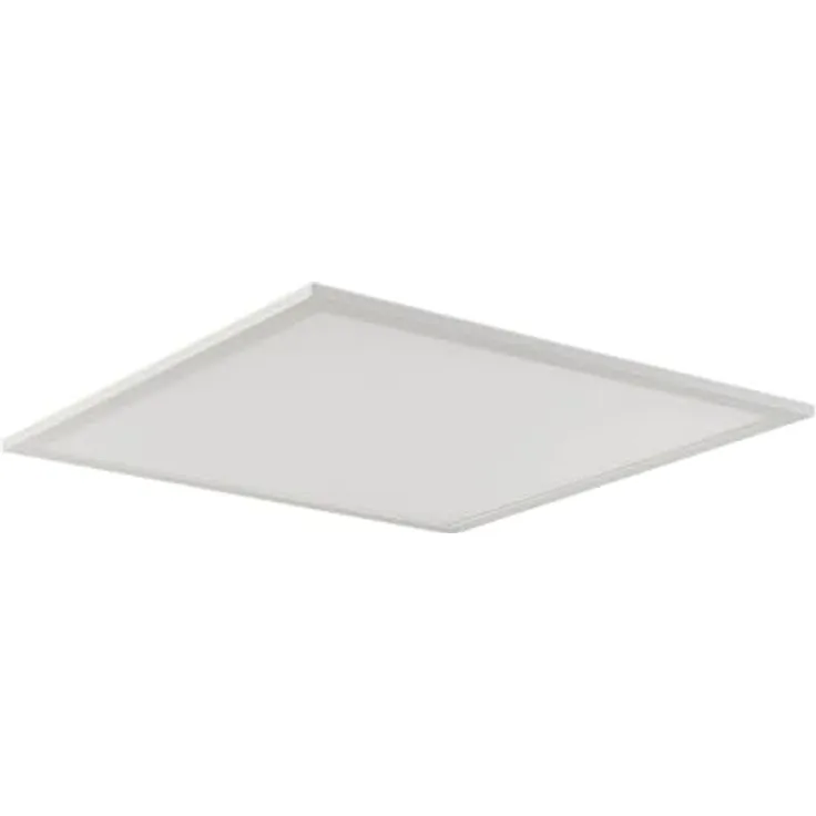 Lampenwelt Arcchio LED Panel Lysander, dimmbar mit Leselampe, 1-flammig, Weiß, Aluminium, inkl. Fernbedienung und Leuchtmittel