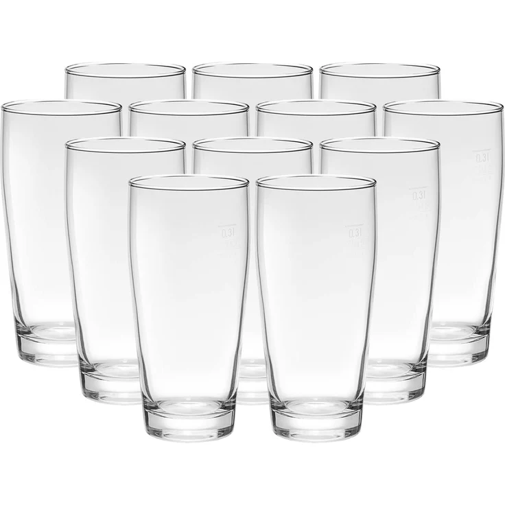 Pasabahce Jubilee Willi Becher 0,3 l geeicht 12er Set – Bild 1