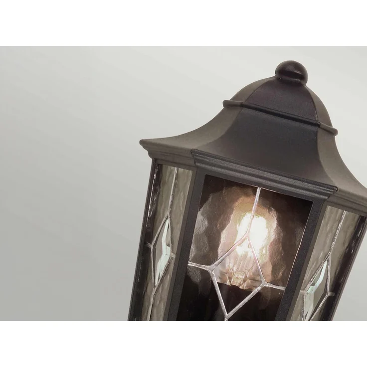 Außenleuchte, Wandlampe, Laterne, ALU-Druckguss, Schwarz – Bild 6