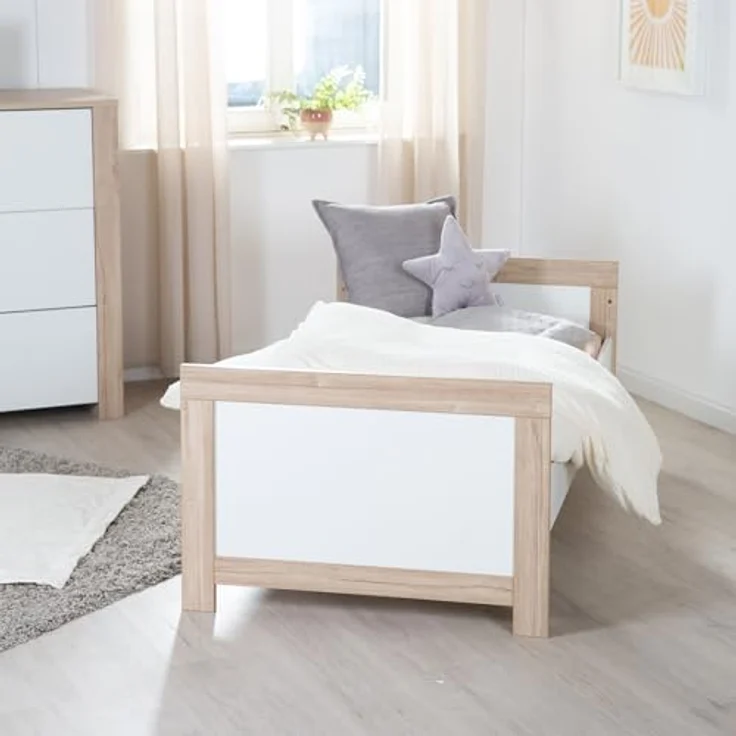 roba Kinderzimmerset 'Malo' - 3-teilig - inkl. Kinderbett 70 x 140 cm - Weiß / Natur – Bild 19