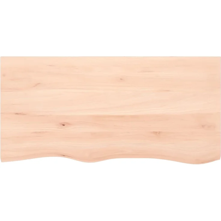 vidaXL Waschtischplatte mit Halterung Stahl und Massivholz Eiche 3302601 – Bild 8