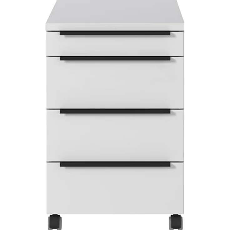 Germania Rollcontainer 4377-69, in Lichtgrau, mit Utensilienfach, 42 x 63 x 60 cm (BxHxT) – Bild 3