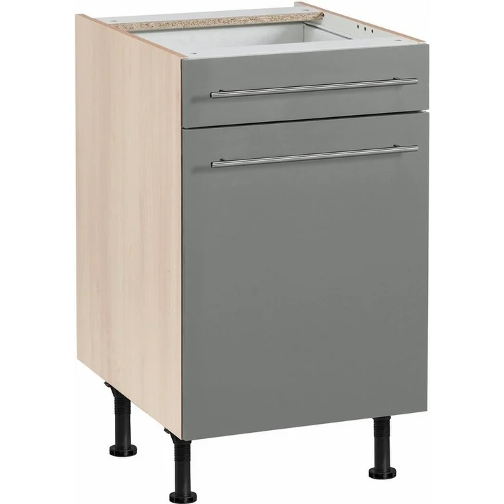 OPTIFIT Unterschrank Bern 50 cm breit, mit Tür und Schubkasten, höhenverstellbare Füße – Bild 5