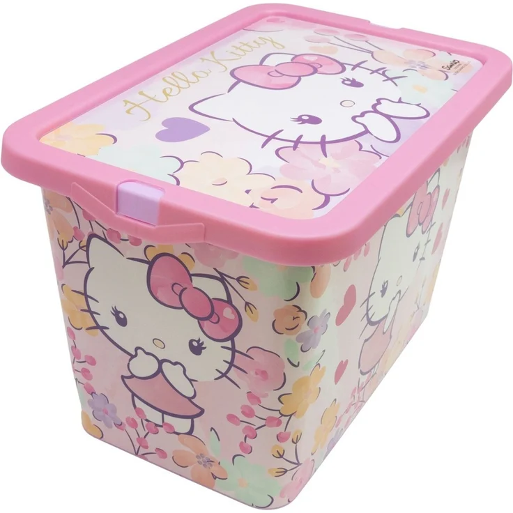 Hello Kitty Aufbewahrungsbox 7 l Kinderzimmer Box für Spielzeug – Bild 2